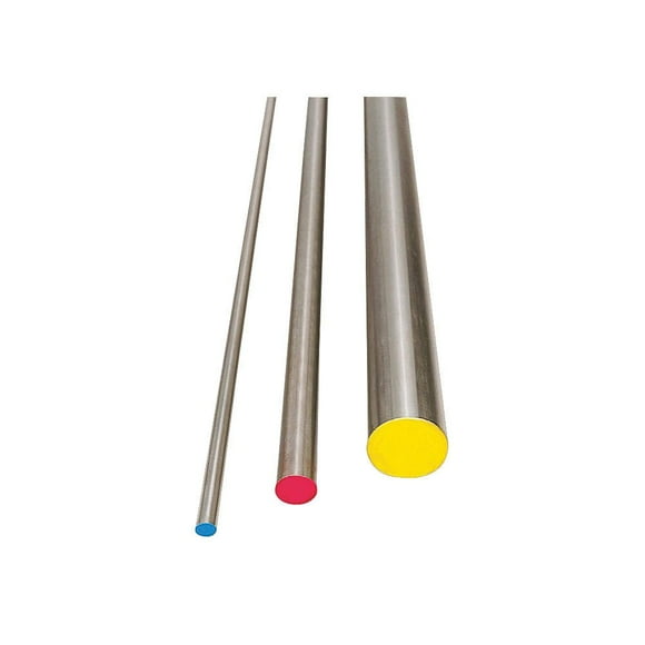 Water Hard Drill Rod, W1, 3/4,4 set of 0.75 In