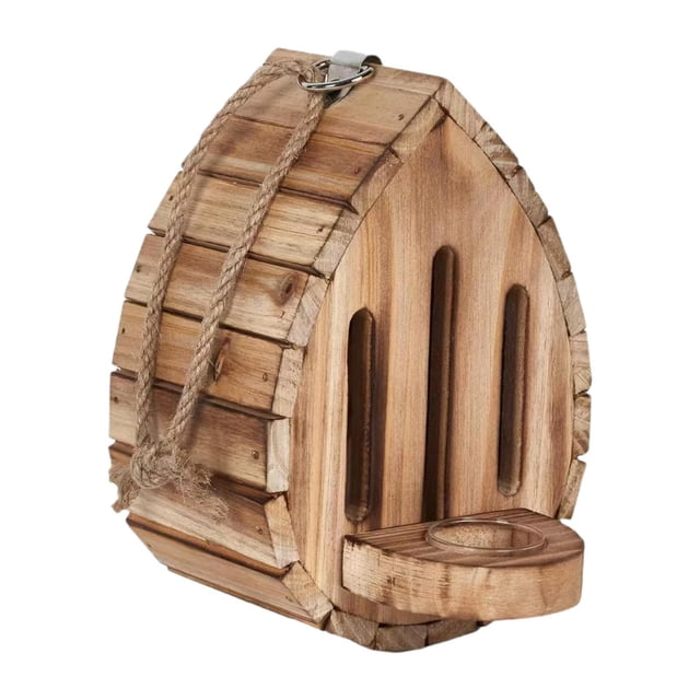 Almencla Butterfly House Open Door Decoration Nesting Room for Outside Flowerbed Yard