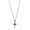 Blue, variant on Crystal Cross Pendant Necklace 16 + 3 Extender