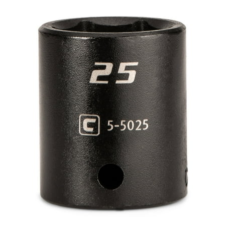 UPC: 0886352550253 | Capri Tools 25 mm Shallow Impact Socket  1/2-Inch Drive  6-Point  Metric
