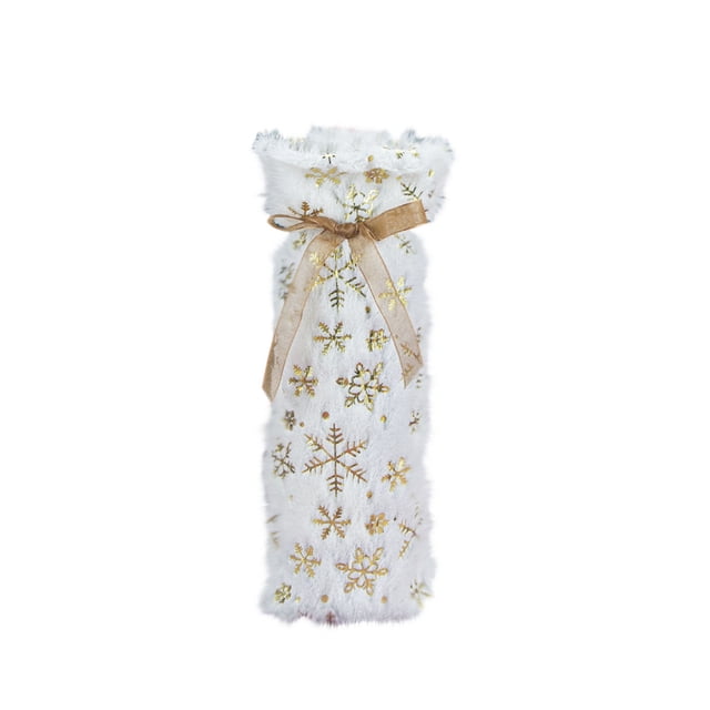 Bolsas de Navidad para Regalos Conjunto de Botellas de Vino Decoración de Navidad Bolsa de Botella de Vino de Terciopelo Conjunto de Vino de Navidad Decoración de Restaurante Decoraciones de Navidad P