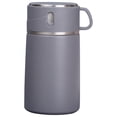 thumbnail image 1 of Botella de agua de acero inoxidable con aislamiento al vacío para bebidas calientes, portátil, 800 ml Gris, 1 of 9