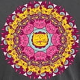 thumbnail image 3 of CafePress - Mandala Cats T Shirt - Mens Comfort Colors Shirt, 3 of 5