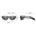 thumbnail image 4 of CSChome Women Cycling Sunglasses Women Cycling Sunglasses Sunscreen Transparent Large Frame Windproof Clear View Eye Protection Riding Sunglasses Cycling, 4 of 7