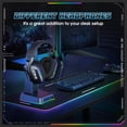 thumbnail image 4 of Siivton Wireless Gaming Headset 2.4GHz for PS5, PC, Switch, PS4, Bluetooth 5.3 Gaming Headphones with Microphone,3.5mm Wired Mode for Xbox, 60H Battery, Lightweight, RGB Lights, Noise Isolating, 4 of 11