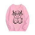 thumbnail image 2 of Bnwani Toddler Shirts Long Sleeve Fall Crew Neck Casual Fashion Printed Tops, 2 of 4