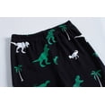 thumbnail image 5 of Popshion Boys Pajamas Toddler 100% Cotton Long Sleeve Pjs Set T-Rex Dinosaurs Clothes Kids Sleepwear 3T/6230, 5 of 7