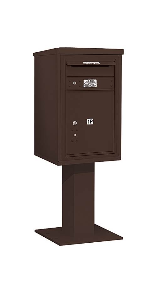 StandAlone Parcel Locker Mailbox in Bronze