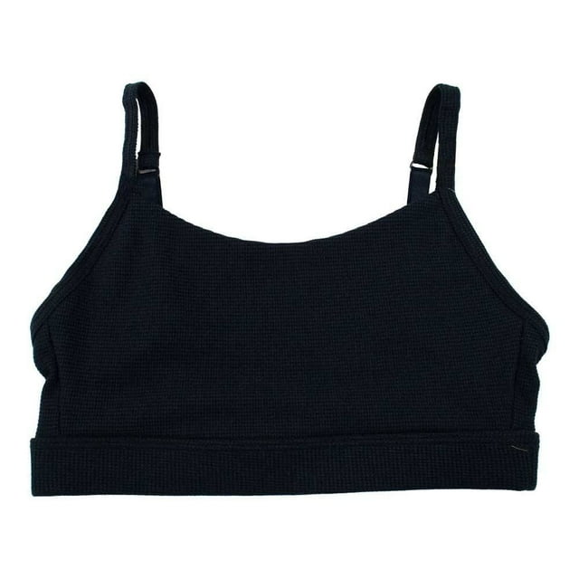Brasier Hanes Para Mujer con Elástico en la Cintura con Tirantes Ajustables Negro Talla G