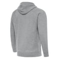 thumbnail image 3 of Men's Antigua Heather Gray Boston Celtics St. Patrick's Day Victory Raglan Pullover Hoodie, 3 of 4