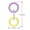#1, variant on Rkxzt Dog Teething Ring Interactive Dog Chew Toy 8-Shaped Ring Teething Relief for Puppies TPR Material 10x21.5cm Orange Blue Purple Yellow