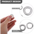thumbnail image 2 of unbranded 200 Pcs Rondelles en Métal et Acier Inoxydable Plates pour Charge par Vibration, 2 of 4