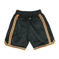 thumbnail image 3 of Bulls Retro Embroidered Drawstring Cropped Basketball Shorts Training Shorts, 3 of 3