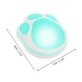 thumbnail image 3 of Unique Bargains 1 Set Contact Lens Case Electroplated Cat's Paw Lens Storage Case Blue, 3 of 5