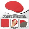 thumbnail image 3 of Uxcell Ergonomic Mouse Pad, Gel Mouse Pad with Wrist Rest Support Memory Foam Computers Mat with Non-Slip Base Red, 3 of 7