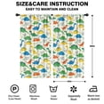 thumbnail image 2 of Blackout Kids Curtains,LightColor Cartoon Dinosaurs Pattern Childrens Insulated Curtains Set Of 2,Bedroom Essentials,Toddler Room Decor 42"x84", 2 of 5