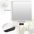 thumbnail image 2 of 12 Sheets Flexible Mirror Sheets Self Adhesive Mirror Wall Stickers Removable Acrylic Mirror,Acrylic Wall Mirror for DIY Craft Home Wall Decor, 4 x 4 inches, 2 of 8