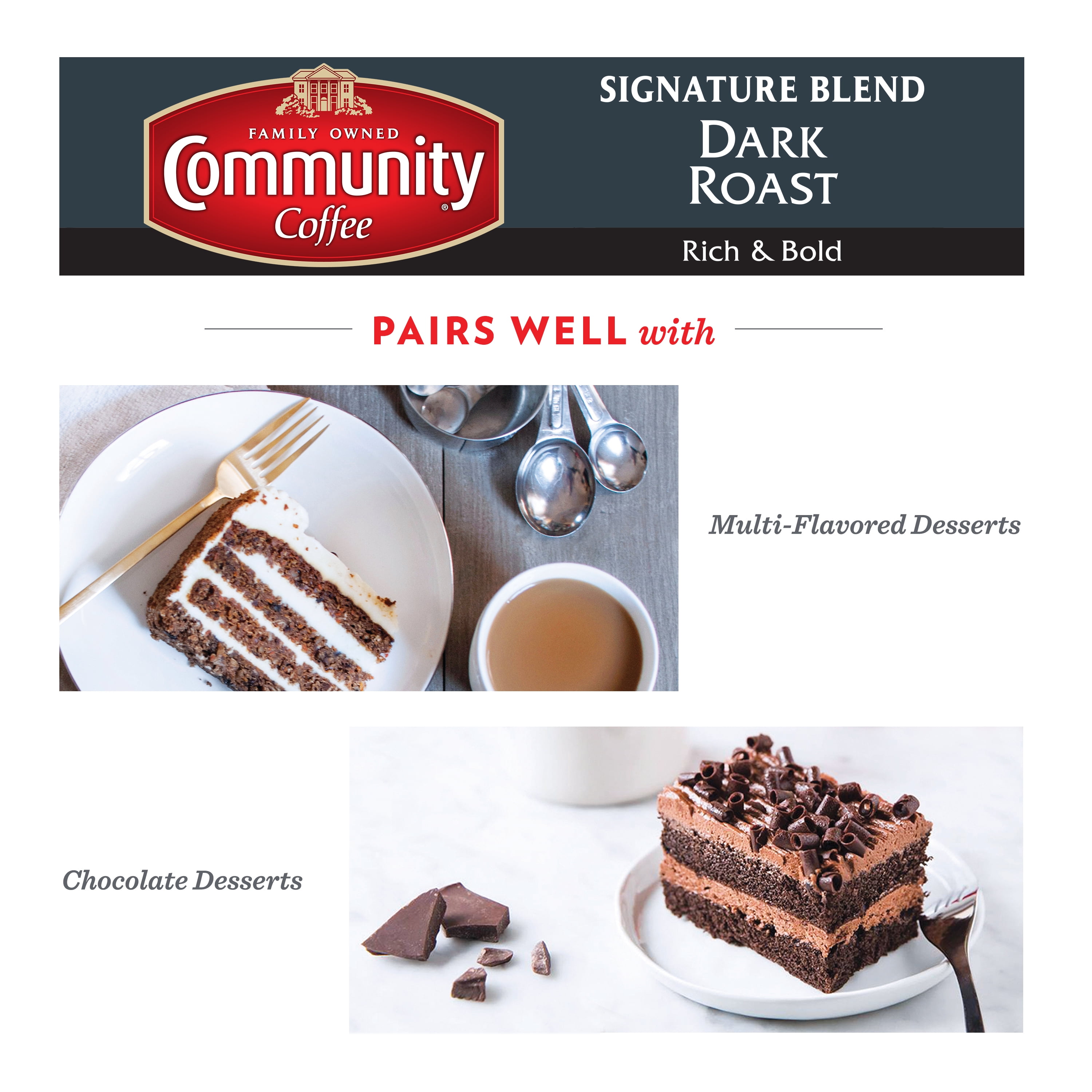 Community Coffee Signature Blend Medium Roast Keurig Coffee Pods, 48 Ct