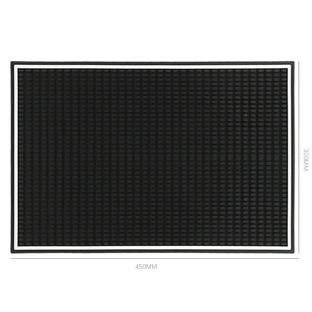 

GLFSIL Rubber Anti Slip Bar Mat Countertop Spill Mats for Coffee Maker Glass Cup 3Sizes