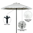 thumbnail image 5 of Better Homes & Gardens Outdoor 7.5' White Ventura Fringe Round Push-up Premium Patio Umbrella, 5 of 6
