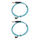 thumbnail image 1 of Cable de clip de CC, 2 piezas Cable de clip de tatuaje Cable de clip de tatuaje de CC Cable de clip de tatuaje con interfaz de CC Características líderes en su clase, 1 of 8