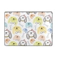 thumbnail image 7 of Area Rugs For Living Room Decor - Cute Dog Puppy cartoon Soft Anti Slip Throw Washable Rugs 5x7 For Bedroom, Indoor Carpet For Bedroom Living Room 80x58In, 7 of 7
