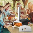 thumbnail image 2 of Costway 12" Multi-Fuel Pizza Oven Propane & Wood Fired Pizza Maker Portable, 2 of 10