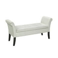 thumbnail image 1 of Gia Storage Bench, White, 1 of 1