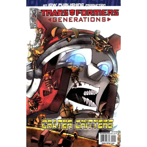 Transformers, The: Generations #10A VF ; IDW Comic Book