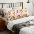 thumbnail image 4 of Balery Breakfast Funda Protectora para Almohada Corporal de Algodón Hipoalergénico con Cierre(55 x 21 pulgadas), Almohadas No Incluidas, 4 of 7