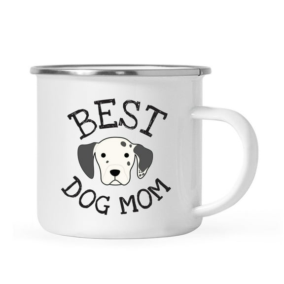 Koyal Wholesale Best Dog Mom Stainless Steel Campfire Mug Dalmatian, Dog Graphic