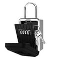 thumbnail image 1 of Wall Mounted Key Safe Box , Mini Storage Keybox Key Storage Lock Box with 4 Digit Combination Waterproof Cover For Outdoor Use ,Easy Installation, 1 of 8