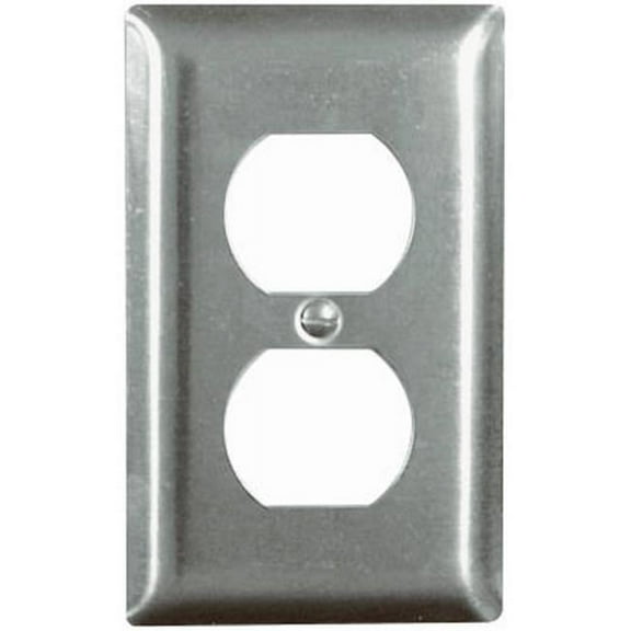 SS8CC50 1 Gang Duplex Stainless Steel Wall Plate
