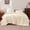 Beige, variant on Sleep Zone Seersucker Comforter Set Twin/Twin XL, 2 Pieces Soft Breathable Durable Bedding set, Black