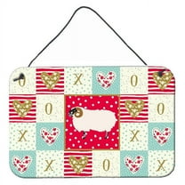 Carolines Treasures CK5400DS812 8 x 12 in. Scottish Blackface Sheep Love Wall or Door Hanging Prints