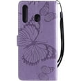 thumbnail image 3 of for Samsung Galaxy A30 Case, Galaxy A20 Case PU Leather Butterfly Embossing Flip Wallet Cover Fold Stand Smartphone Phone Case for Samsung Galaxy A30 / A20 Butterfly Purple KT, 3 of 6