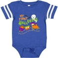 thumbnail image 3 of Inktastic My First Halloween Train with Pumpkins, Bats, Cat,and Ghost Boys or Girls Baby Bodysuit, 3 of 5