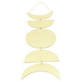 thumbnail image 1 of Shisuyan Moon Phase Mirror Golden 1Set 32.3X7.9X0.08In Space Atmosphere Creation, 1 of 8