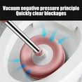 thumbnail image 5 of Steadline Heavy Duty Toilet Plunger with Reinforced Suction Cup Design - High Pressure Vacuum Technology for Effective Drain Cleaning and Unclogging, 5 of 6