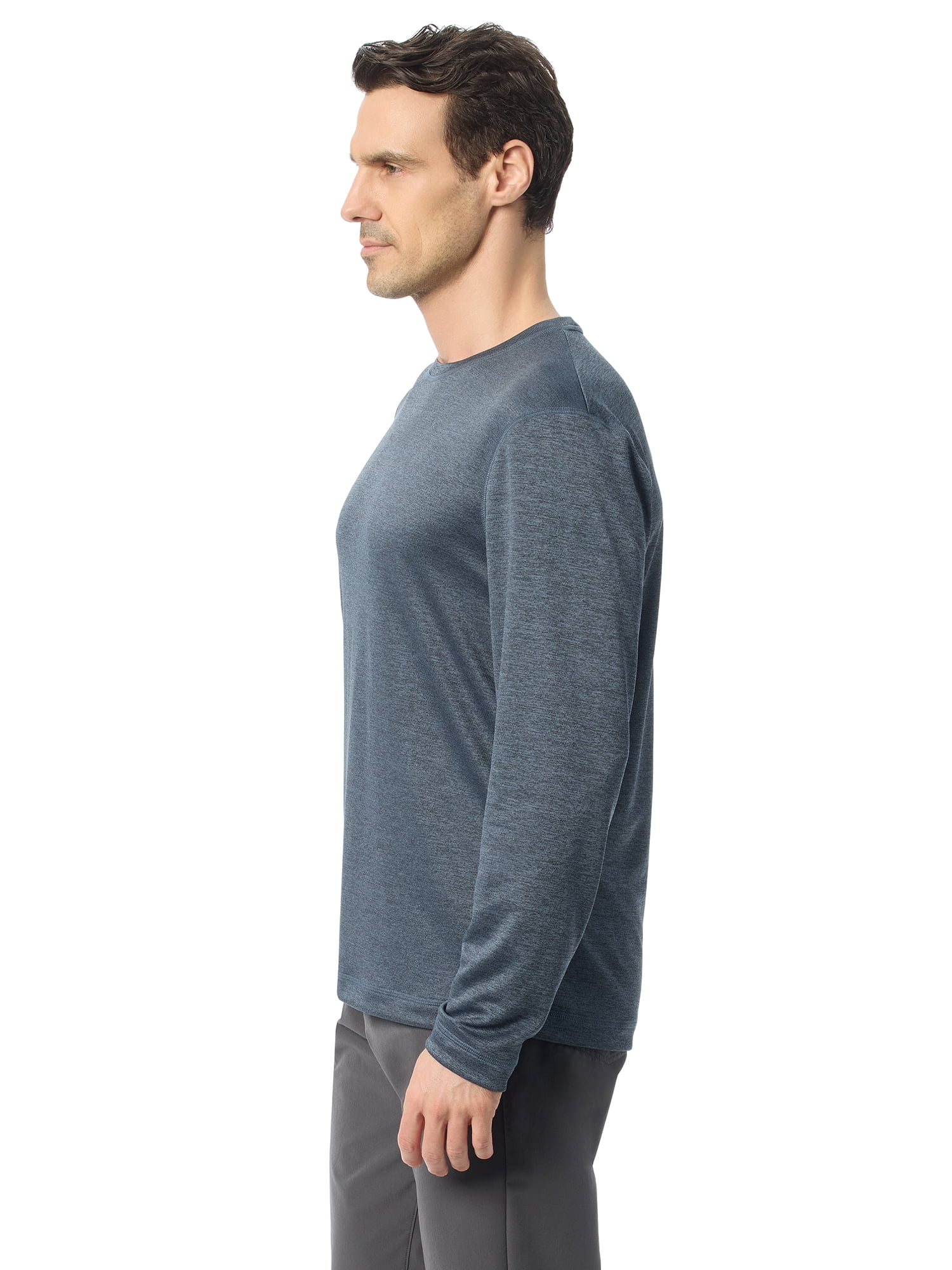 Bass & Co Men's & Big Men's Long Sleeve Hiker Tech Tee, Sizes S-XXXL