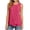 Wine, variant on Noric Women's Cotton Linen Sleeveless Crew Neck Tank Tops Casual Summer Loose Fit Layered Hem Pullover Tops