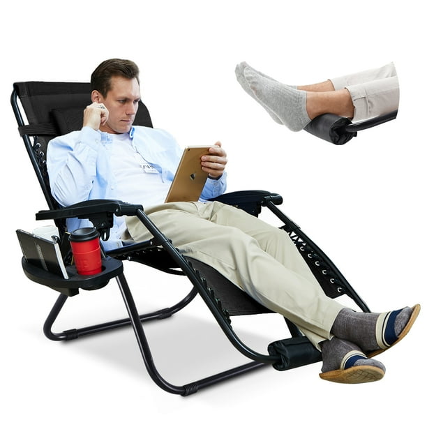 Zero Gravity Chair With Foot Rest, Portable Chair With Canopy And Footrest
