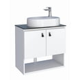 thumbnail image 1 of Mueble de Baño tipo Gabinete Flotante Madik color Blanco con Lavabo 102857, 1 of 5