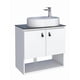 thumbnail image 1 of Mueble de Baño tipo Gabinete Flotante Madik color Blanco con Lavabo 102857, 1 of 5