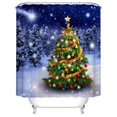 thumbnail image 4 of Coxeer Rideau de Douche de Noël Coloré Imperméable Rideau de Salle de Bain Rideau de Bain Tissu, 4 of 4