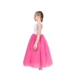 thumbnail image 4 of Girls Dress Rose Red Lace Tulle Hollow Elegant Party Pageant Ceremony 8 Years, 4 of 6