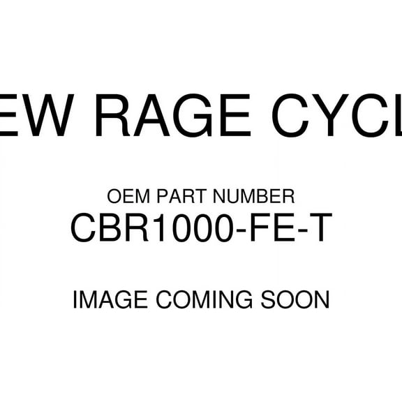 New Rage Cycles CBR1000-FE-T