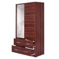 thumbnail image 4 of Sarah Double Sliding Door Wardrobe with Mirror, 4 of 6