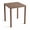 Brown, variant on Martha Stewart 35.5" Square Indoor-Outdoor Patio Bar Height Table with Brown Brushed Woodgrain Aluminum Finish