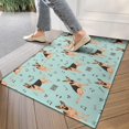 thumbnail image 4 of German Shepherd Dog and Music Door Rugs,Washable Non Slip Door Mats Indoor,Decorative Door Mats,Entry Mat Indoor for Entrance,Bedroom,Kitchen,Bathroom,17"x30", 4 of 6